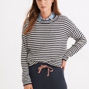 Madewell Seagrove Pullover Sweater in Stripe XS EUC